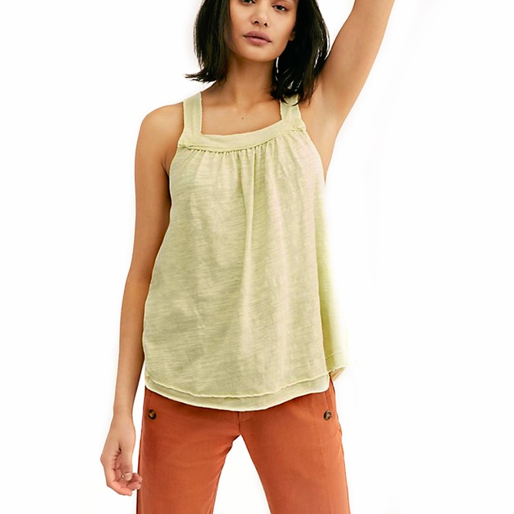 Free People Good For You Tank Top - XS - Lime